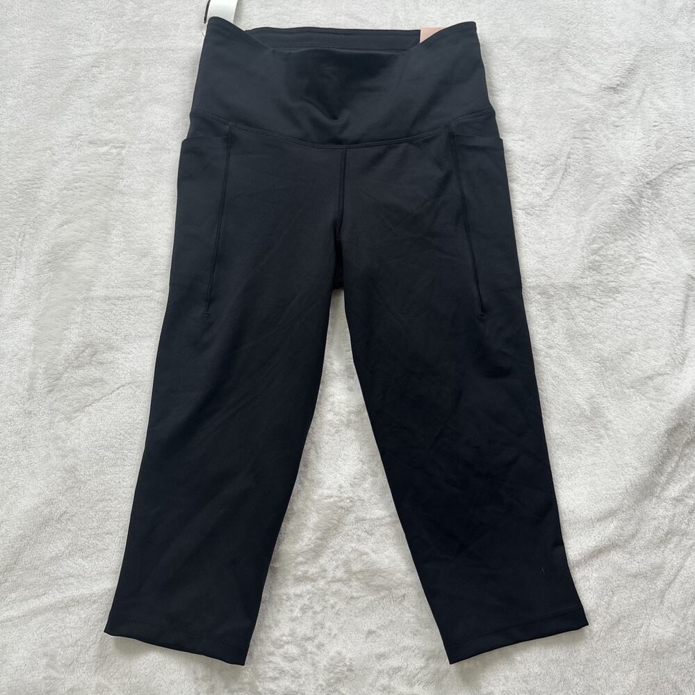 Calia Leggings‎ Power Move Collection High Rise Knee Crop Size XS Black Yoga New